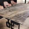 Stół ATLANTIS 200 cm brązowoszary ceramiczny imitujący marmur