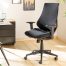 Krzesło biurowe ERGOMASTER czarne z regulacją wysokości