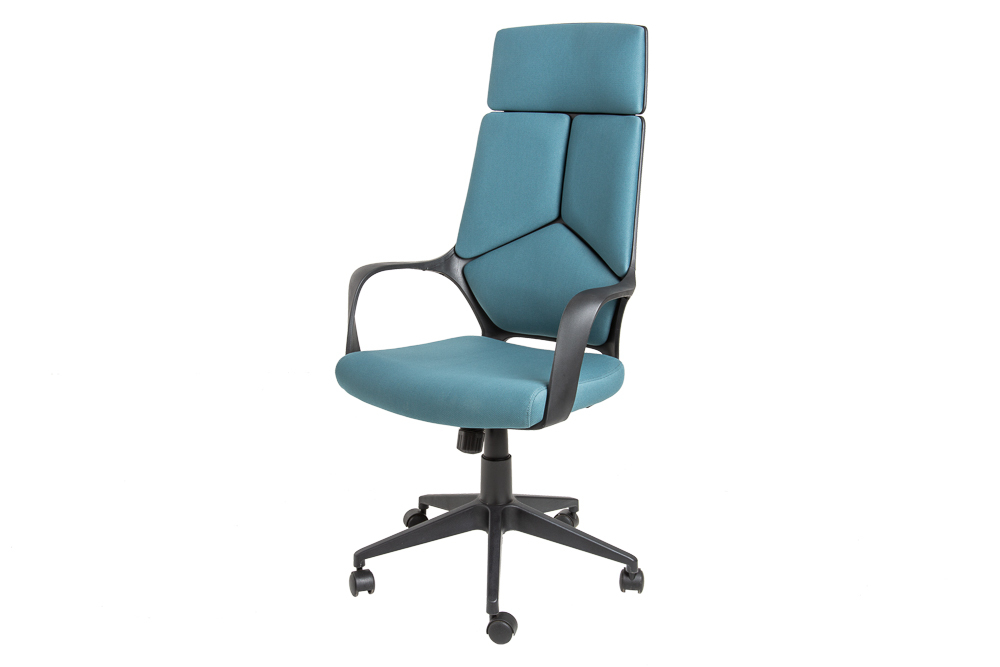 Krzesło biurowe ERGONOMIC niebieskie z regulacją wysokości