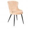Krzesło LOTUS velvet beżowy