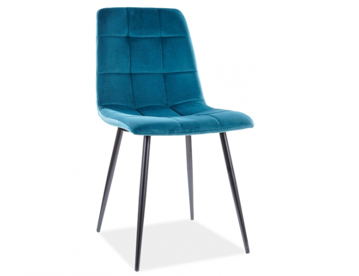 Krzesło MILA velvet turkusowy