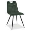 Krzesło ORFE sztruks zielony