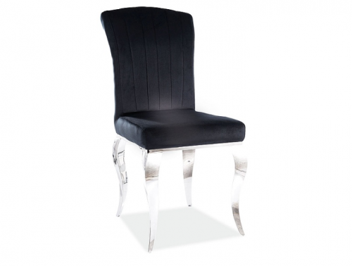 Krzesło PRINCE styl barokowy czarne