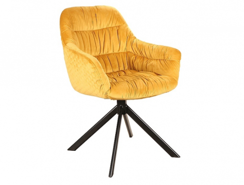 Krzesło obrotowe ASTORIA velvet curry