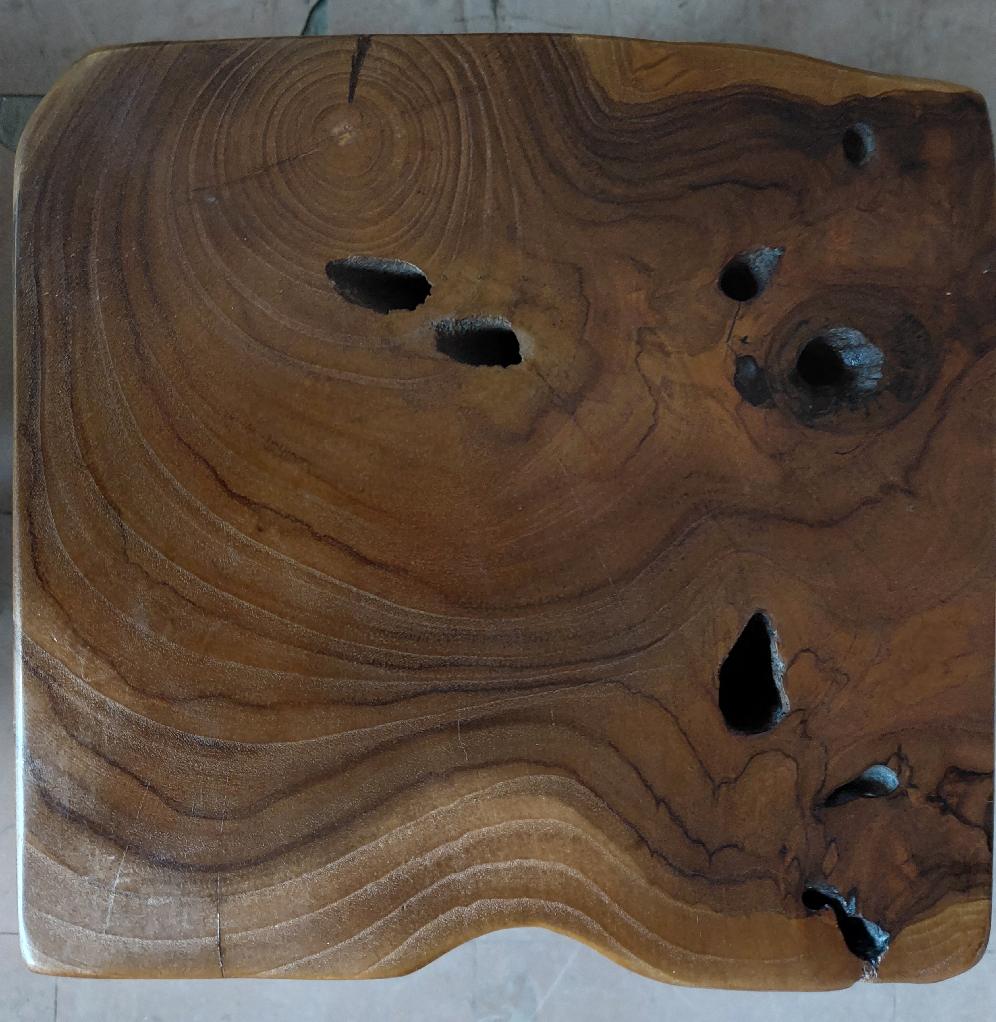 Stolik MOLAR 35cm drewno tekowe